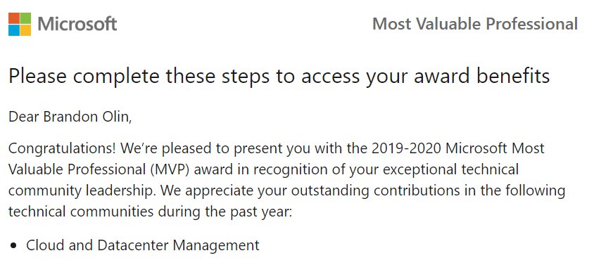 MVP notification